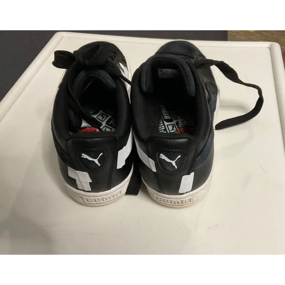 PUMA Men's Black Suede THE BEGINNING IS HERE Sneakers 385507 SZ 9.5 US‎ Athletic